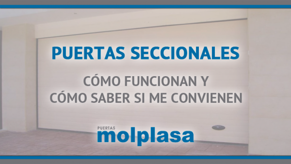 Puertas seccionales de garaje MOLPLASA