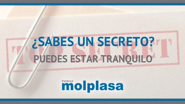 ¿SABES UN SECRETO? PUEDES ESTAR TRANQUILO ¿SABES UN SECRETO? PUEDES ESTAR TRANQUILO