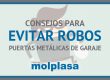 CONSEJOS PARA EVITAR ROBOS - PUERTAS DE GARAJE METÁLICAS